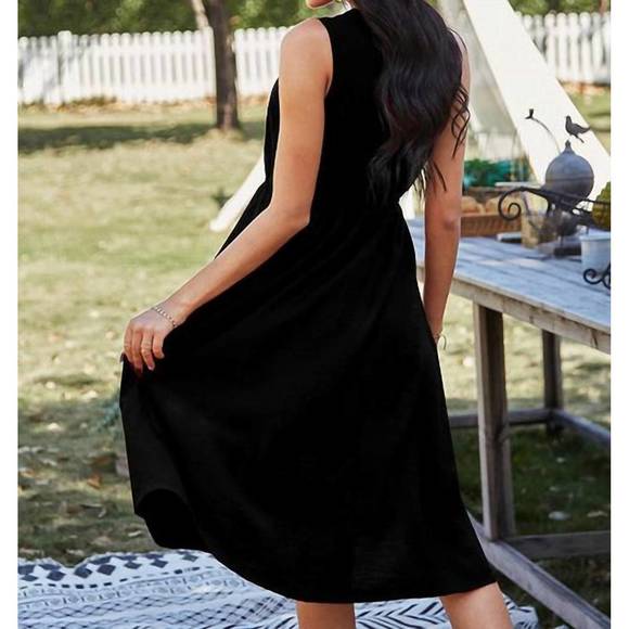 NEW ANNA-KACI button down adjustable dress in black - Picture 3 of 3